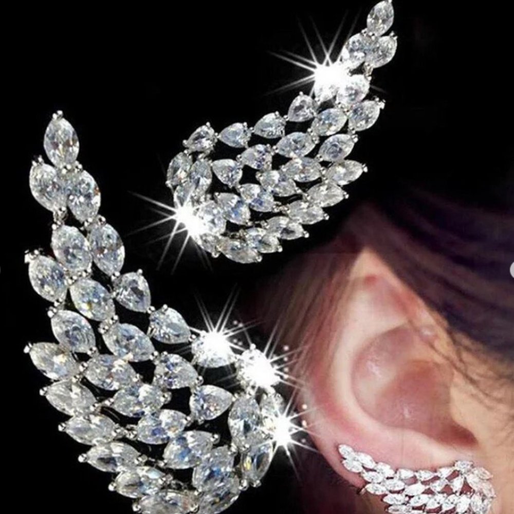 angel wings earrings